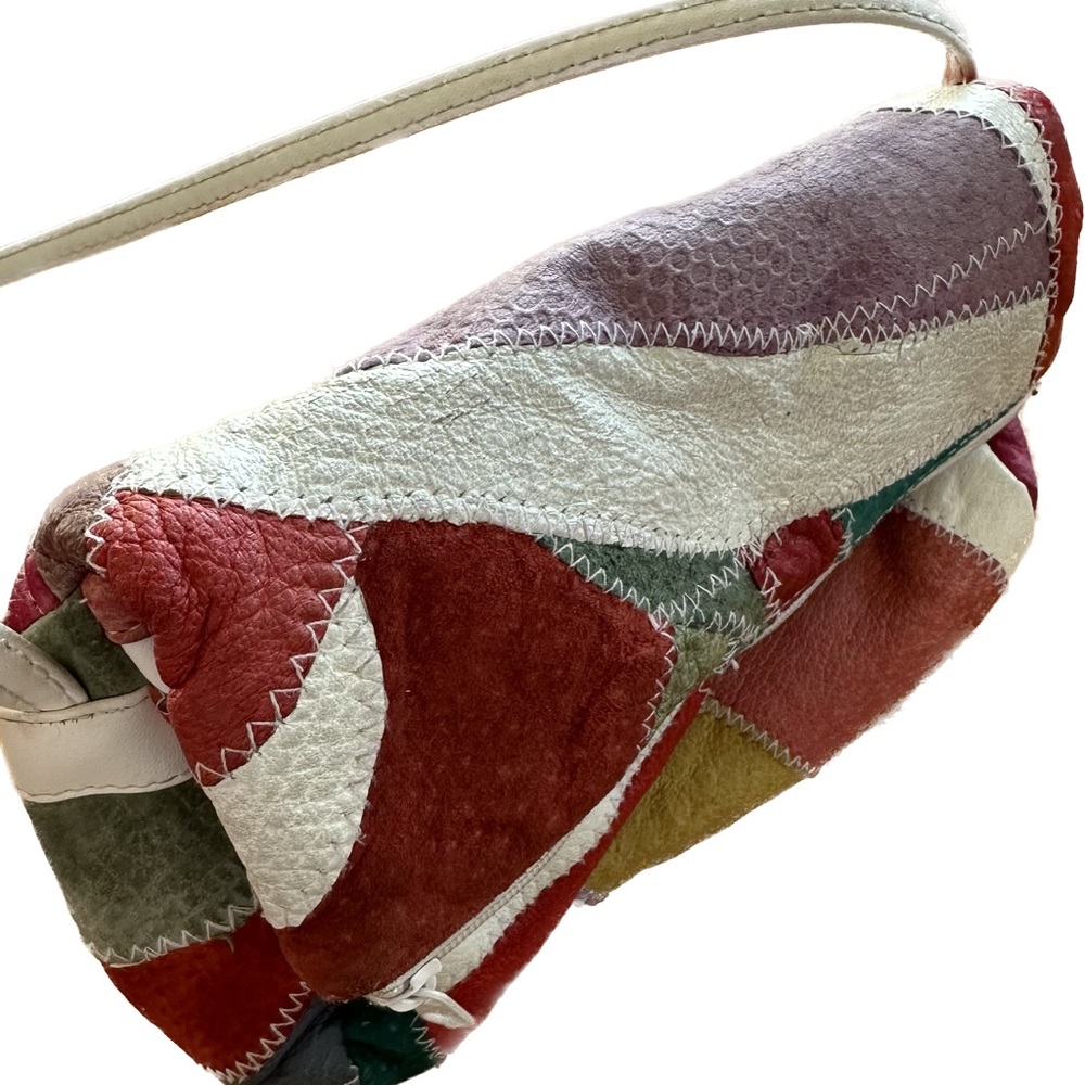 Colorful Patchwork Shoulder Bag - Picture 5 of 6